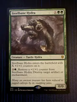 MTG Magic Steelbane Hydra Throne of Eldraine Regular Rare NM - Image 1