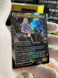Estinien Varlineau Borderless-Magic The Gathering-🐥Chocobo Track Foil- NM✨ - Image 1