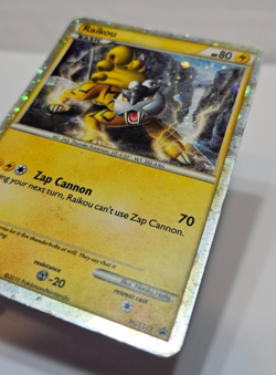 Raikou HGSS19 Ultra Rare Heart Gold Soul Silver Promo SWIRL Pokemon 618 - Image 2