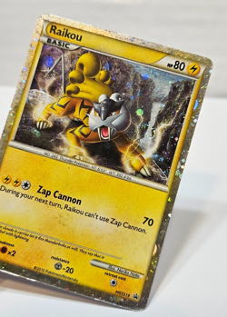 Raikou HGSS19 Ultra Rare Heart Gold Soul Silver Promo SWIRL Pokemon 618 - Image 4