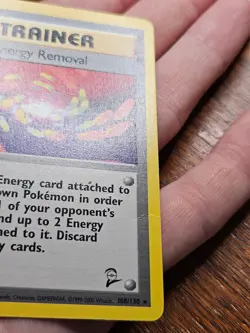 Pokemon Super Energy Removal #108/130 Base Set 2 Trading - B1nder Card - DMG! - Image 5