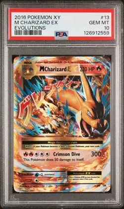 Pokemon M Charizard Ex 13/108 XY Mega Evolutions 13 GEM MINT PSA 10 - Image 1