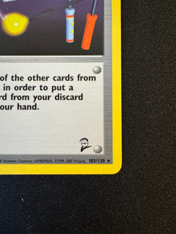 Item Finder 103/130 Base Set 2 Pokemon Trainer Card - Lightly Played - Image 3