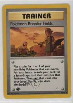 Pokemon Breeder Fields 1st Ed. Neo Revelation #62 2001 - Image 1