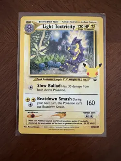 Light Toxtricity SWSH137 Near Mint Pokemon Celebrations 25th Anniversary NM Holo - Image 1