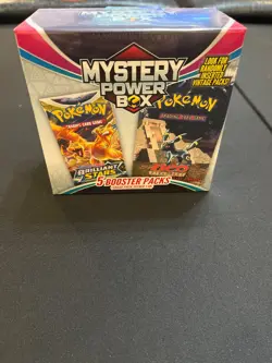 Pokemon Mystery Power Box Chase Pack Seeded 1:10 NEW SEALED (5 Booster Packs) - Image 1