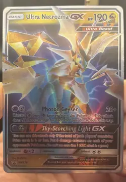 Pokemon TCG Ultra Necrozma GX Holo Ultra Rare SM126 Black Star Promo Sun Moon MC - Image 1