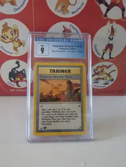 Pokemon CGC 9 NM/Mint Breeder Fields 62/64 Neo Revelation Unlimited - Image 1