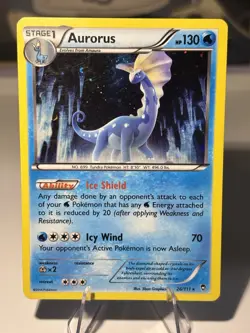 Pokemon 2014 XY Furious Fists Aurorus #26/111 (Cosmos Holo) LP - Image 1