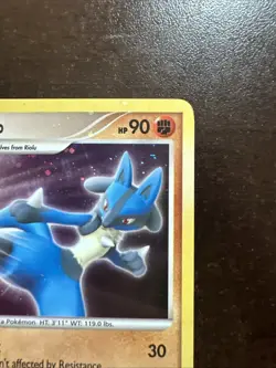 Lucario 3/11 Holo MP Pokemon TCG Lucario Trainer Kit Holo Bleed - Image 3