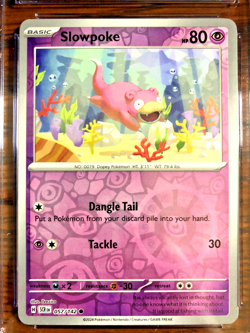 Slowpoke Reverse Holo Common #057/57 - CGC MINT 9 - Stellar Crown - Pokemon TCG - Image 2