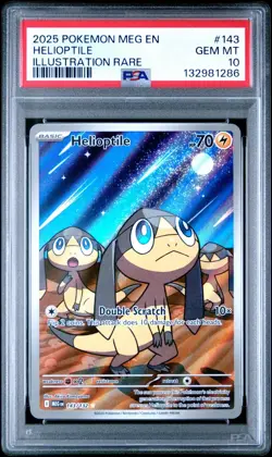 2025 Pokemon MEG EN-Mega Evolutions #143 HELIOPTILE IR PSA 10 - 132981286 - Image 1