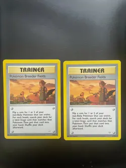 Pokemon - Neo Revelation 62/64 - POKEMON BREEDER FIELDS Uncommon Damaged X2 - Image 1