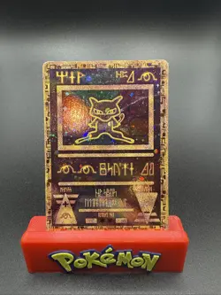 2000 Pokemon Promo ANCIENT MEW Movie Promo Holo Foil HP Crease - Image 1