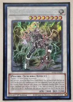 Yugioh! 1x PSY-Framelord Omega RA02-EN028 Secret Rare 1st Ed NM - Image 1