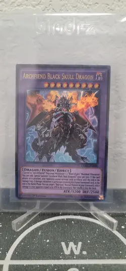 Yugioh Archfiend Black Skull Dragon Core-en048 1st Edition - Image 1