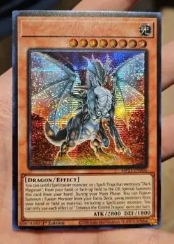 misprint no name Timaeus the United Dragon MP23-EN003 yugioh error secret rare - Image 1