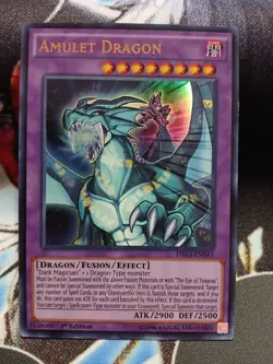 Yugioh Amulet Dragon Ultra Rare DRL3-EN043 1st Ed Lightly Played - Image 1