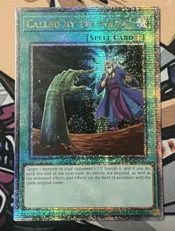 Yugioh Called by the Grave RA01-EN057 Quarter Century Secret Rare 1st Ed NM - Image 1