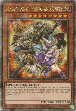 Yu-Gi-Oh! Magicians of Bonds and Unity LEDE-EN000 Quarter Century Rare - Image 1