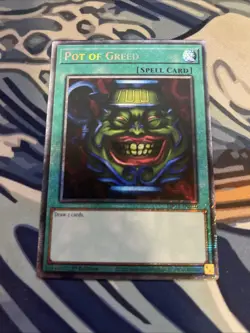 Yugioh Pot of Greed Starlight Rare MP25-EN050 Near Mint - Image 1
