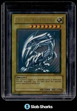 2002 YU-GI-OH! KAIBA #SDK-001 BLUE-EYES WHITE DRAGON - Image 1