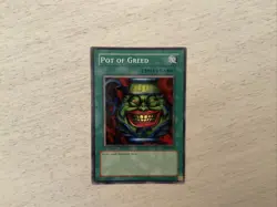 Yu-Gi-Oh! Pot of Greed SD3-EN019 1st Edition Common LP - Image 1