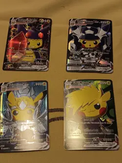 12 Pikachu Pokemon Card Holo GX VSTAR VMAX GX EX Cosplay Art - Image 2