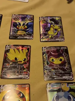 12 Pikachu Pokemon Card Holo GX VSTAR VMAX GX EX Cosplay Art - Image 3