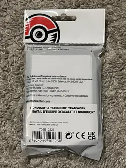 Pokemon Center Original Sealed 65 Dondozo & Tatsugiri Teamwork Card Sleeves - Image 2