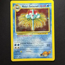 Pokemon TCG Misty's Tentacruel Gym Heroes Holo Card 10/132 Unlimited - Image 1