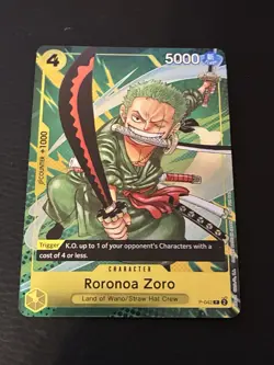 Roronoa Zoro (CS 2024 Event Pack) P-042 One Piece Promotion Cards Foil - Image 1