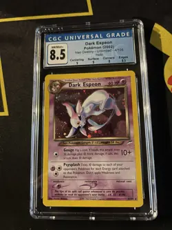 CGC 8.5 Dark Espeon 2002 Neo Destiny 4/105 Holo Pokemon Card - Image 1