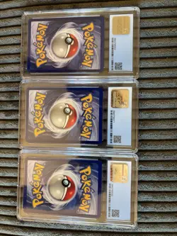 1st Edition Starters Charmander Bulbasaur Squirtle Pokemon Card 1999 CGC 8.5 - Image 2