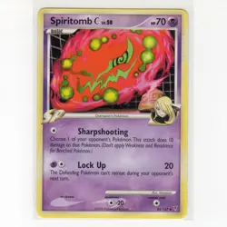 Pokemon TCG Spiritomb C 84/147 DPP Supreme Victors Regular Card EN-LP 2009 - Image 1