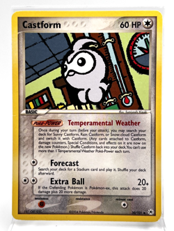 Castform 30/101 Pokemon Card 2004 Hidden Legends LP - Image 1