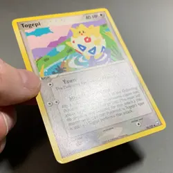 Togepi 50/109 EX Team Rocket Returns Regular Uncommon Pokemon Card 2004 Vtg LP - Image 5