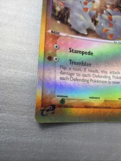 Phanpy 62/109 Ruby and Sapphire Reverse Holo Pokemon TCG Card - Image 2