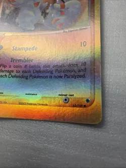 Phanpy 62/109 Ruby and Sapphire Reverse Holo Pokemon TCG Card - Image 3