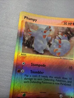 Phanpy 62/109 Ruby and Sapphire Reverse Holo Pokemon TCG Card - Image 5