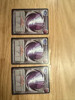 Magi Nation Duel - 3x Thunderquake - Limited CCG Card - Image 1