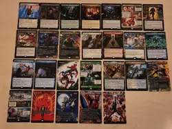 MTG Marvel Spider-Man Non-Foil Lot 26 Cards (LP) Rare and Mythic - Image 1