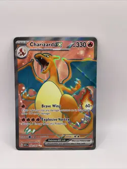 Pokemon TCG English Card Mew 151 Charizard ex 183/165 Full Art - Image 1