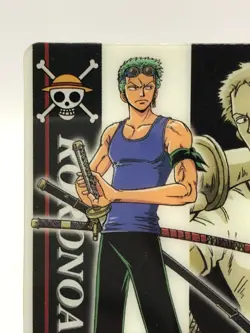 Zoro One Piece Plastic Card Bandai Japan Japanese Very Rare No.107 2003 F/S - Image 3