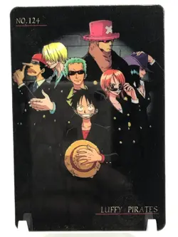 Luffy Nami Sanji One Piece Plastic Card Bandai Japan Very Rare 2003 F/S No.124 - Image 2