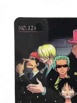 Luffy Nami Sanji One Piece Plastic Card Bandai Japan Very Rare 2003 F/S No.124 - Image 3
