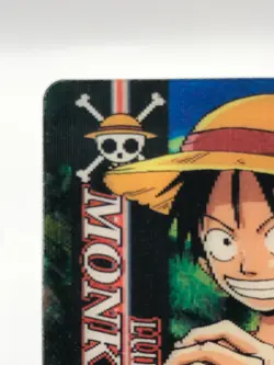 LUFFY One Piece Plastic Card 3D Bandai Japan Japanese Very Rare No.76 2003 F/S - Image 3
