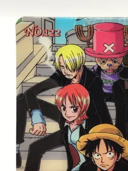 LUFFY Zoro One Piece Plastic Card Bandai Japan Japanese Very Rare No.122 2003 - Image 3