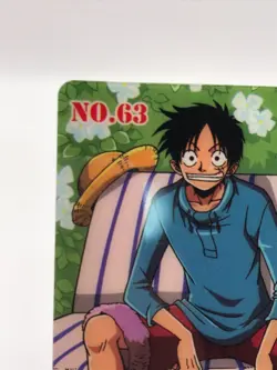 LUFFY One Piece Plastic Card Bandai Japan Japanese Very Rare No.63 2002 F/S - Image 3