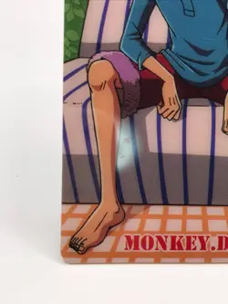 LUFFY One Piece Plastic Card Bandai Japan Japanese Very Rare No.63 2002 F/S - Image 4